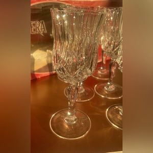 Royal Crystal Rock RCR Opera 8 oz Water Goblets set of 6